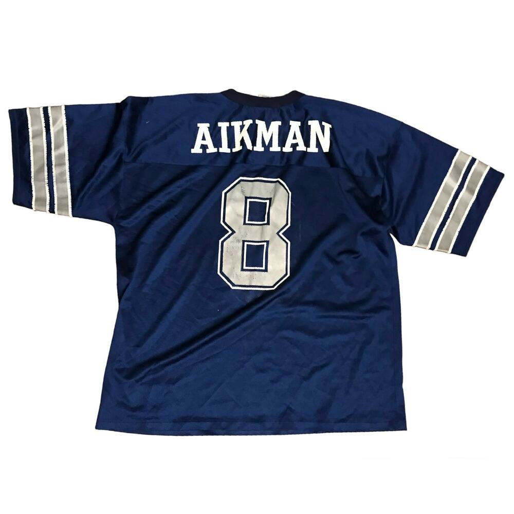 Vintage Logo 7 Dallas cowboys Aikman Jersey XL - Picture 4 of 4